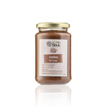 Amlou au Cacao 350 g – Pâte à tartiner marocaine artisanale