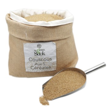 Organic 5-Grain Couscous 1 Kg (Bulk) – Ancient Saharan Grains Organic 5-Grain Couscous 1 Kg (Bulk) – Ancient Saharan Grains