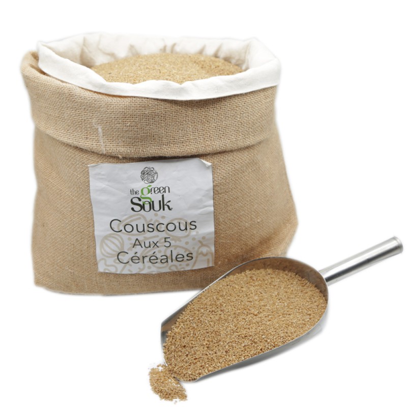 Organic 5-Grain Couscous 1 Kg (Bulk) – Ancient Saharan Grains Organic 5-Grain Couscous 1 Kg (Bulk) – Ancient Saharan Grains