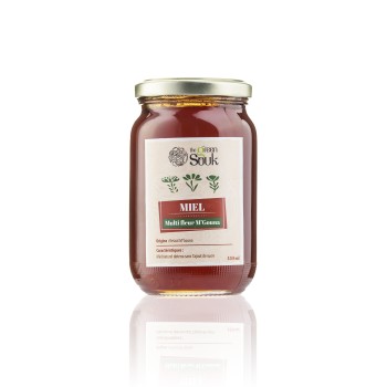 Miel Multi-fleurs 500 g – Région de Taznakht