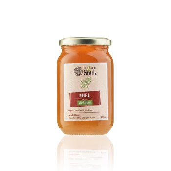 Miel de Thym 500 g – Thym sauvage de Ouazzane