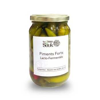 Piments forts lacto-fermentés – 200 ml