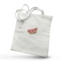 Tote Bag brodé main – Pastèque | Symbole de solidarité