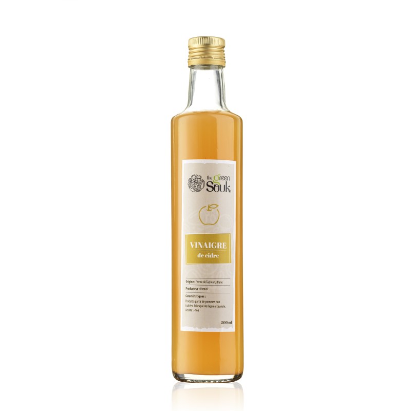 Vinaigre de cidre artisanal 500 ml – Pommes d’Imilchil Vinaigre de cidre artisanal 500 ml – Pommes d’Imilchil