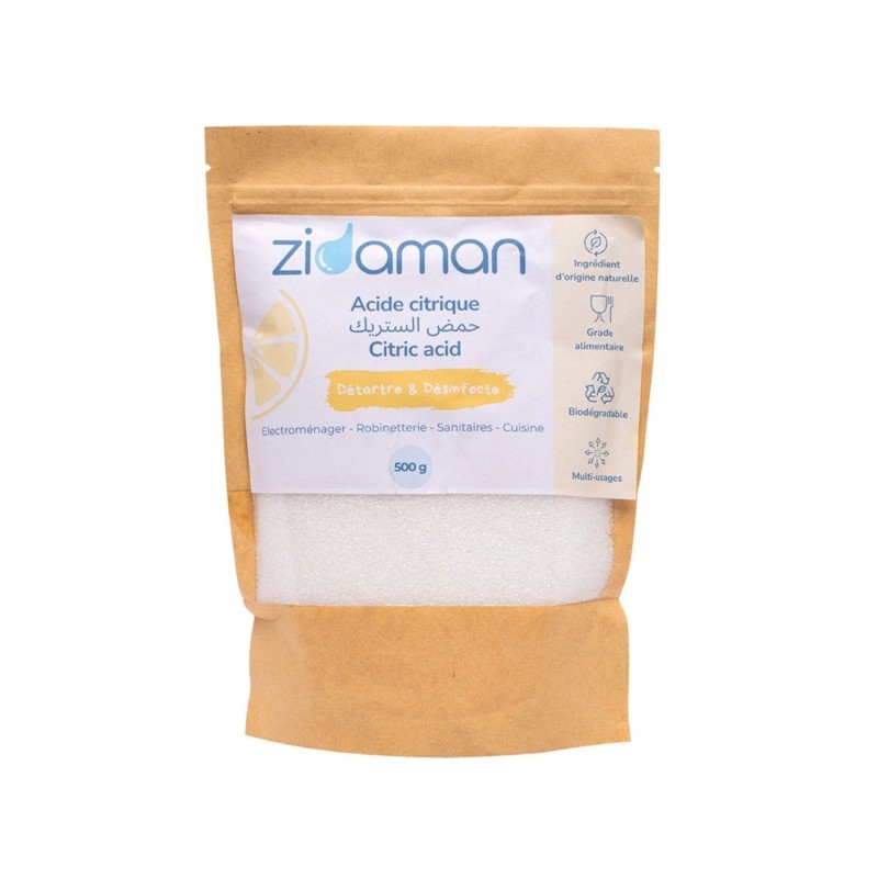 Acide Citrique Naturel – Nettoyant Écologique Multi-Usage – 500 g Acide Citrique Naturel – Nettoyant Écologique Multi-Usage – 500 g