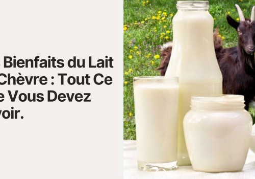 Les Bienfaits du Lait de Chèvre : Tout Ce Que Vous Devez Savoir