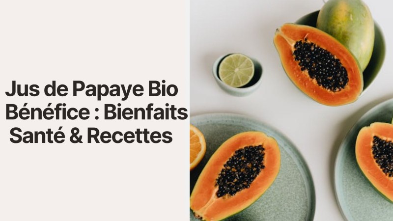 Jus de Papaye Bio Bénéfice : Bienfaits Santé, Recettes & Astuces Détox