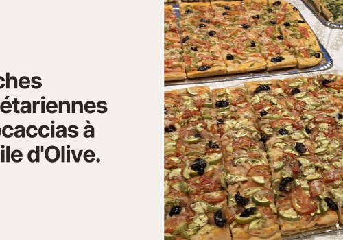 Quiches Végétariennes & Focaccias à l'Huile d'Olive | The Green Souk