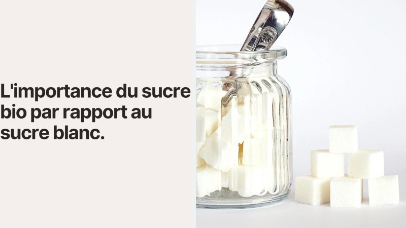 L'importance du sucre bio par rapport au sucre blanc