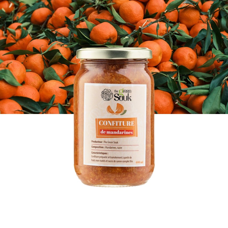 Confiture Bio de Mandarines Artisanale – 380 g