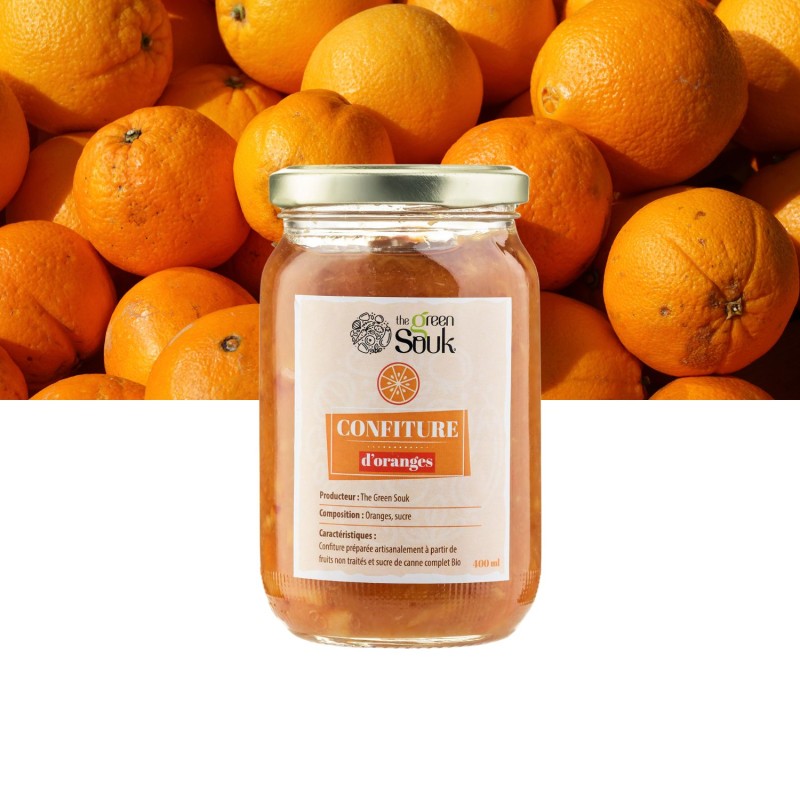Confiture Bio d'Oranges Amères Artisanale – 380 g