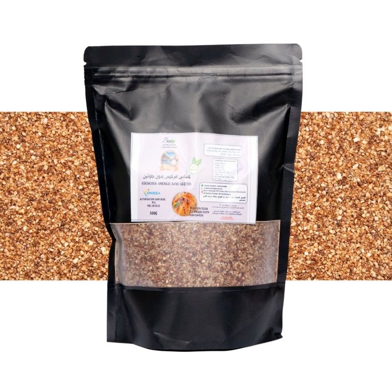 Couscous Amerkis Bio Sans Gluten – 500 gr Couscous Amerkis Bio Sans Gluten – 500 gr