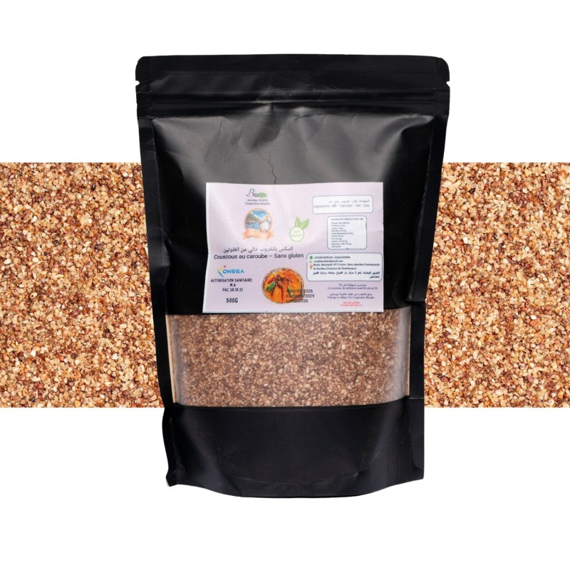 Couscous Sans Gluten Caroube & Millet – 500 g