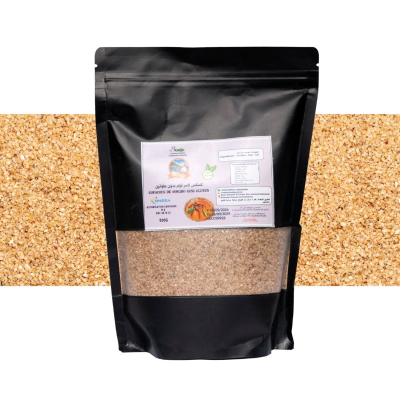 Couscous Artisanal au Sorgho Sans Gluten – 500 g