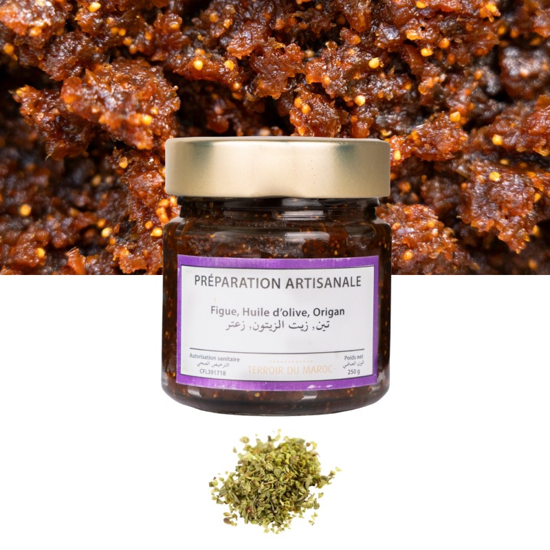 Délice Beldi aux Figues, Huile d'Olive & Origan – 250 g Délice Beldi aux Figues, Huile d'Olive & Origan – 250 g