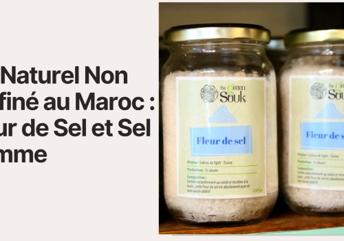 Sel Naturel Non Raffiné au Maroc : Fleur de Sel et Sel Gemme