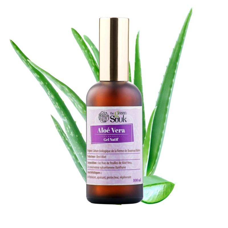 Gel Natif d'Aloe Vera Bio – 100 ml