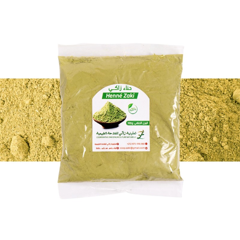 Henné Naturel Bio de Foum Zguid – Soin Cheveux & Corps – 100 g