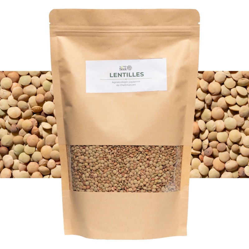 Organic Bulk Beldi Lentils – 1 kg