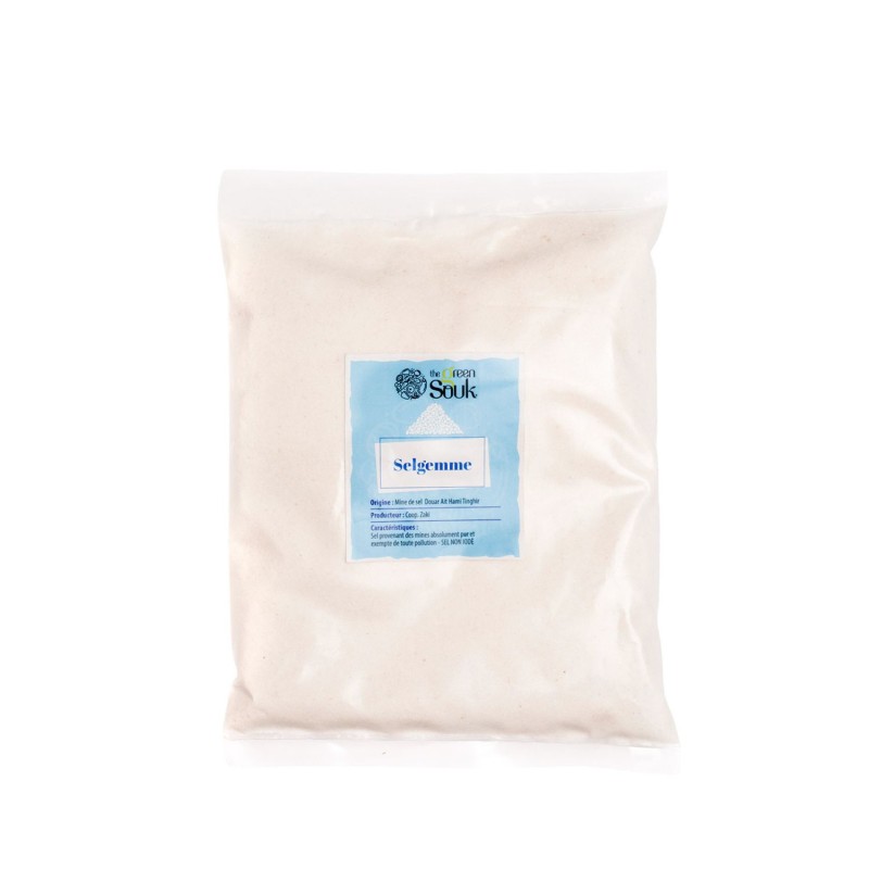 Sel Gemme Naturel Non Raffiné de Foum Zguid – Sel Minéral du Maroc – 500 g