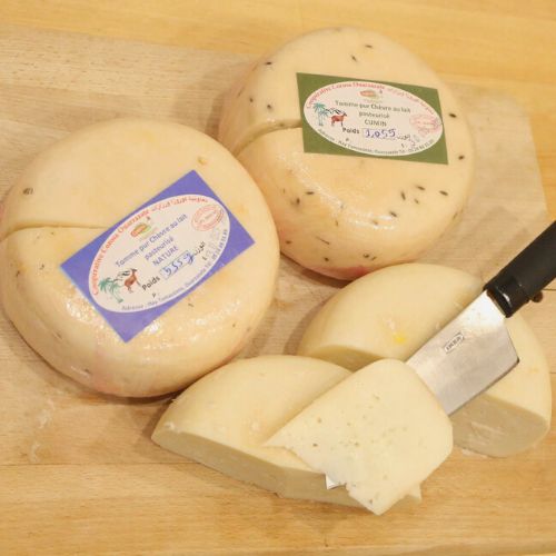 Tomme pur chèvre nature 250 g – Fromage artisanal marocain Tomme pur chèvre nature 250 g – Fromage artisanal marocain